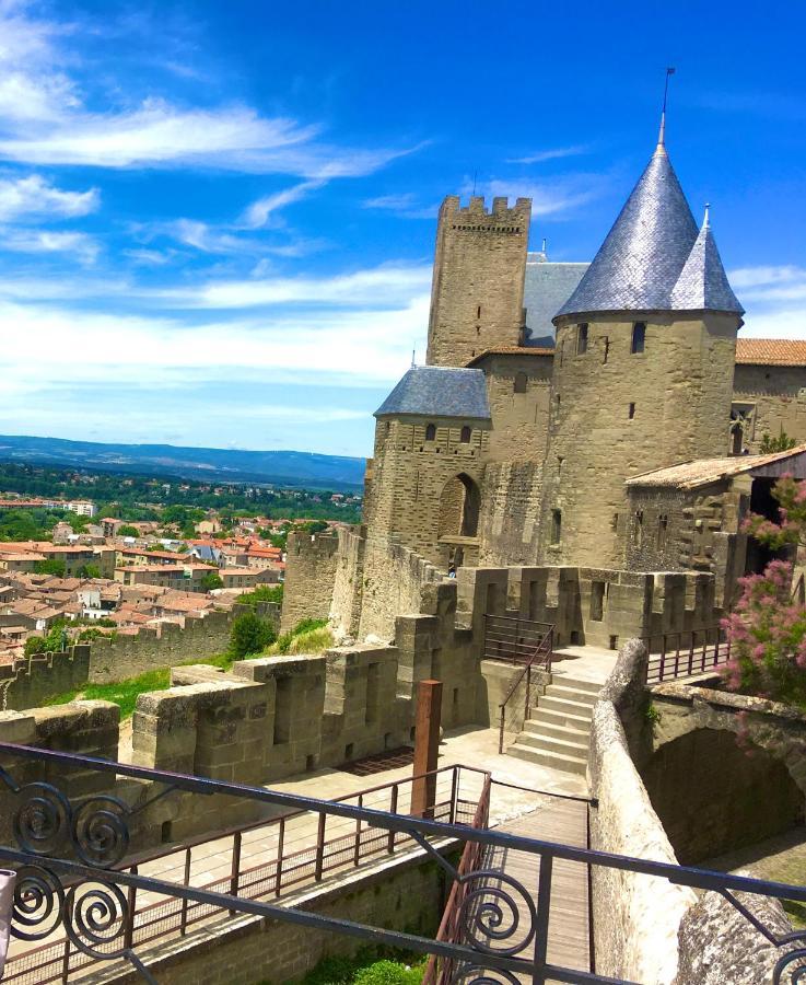 4 Châteaux Lastours 3 star air conditioned APARTMENT SURDESPINE Exterior foto